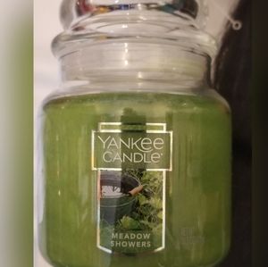 3/$42 medium jar candles - meadow showers